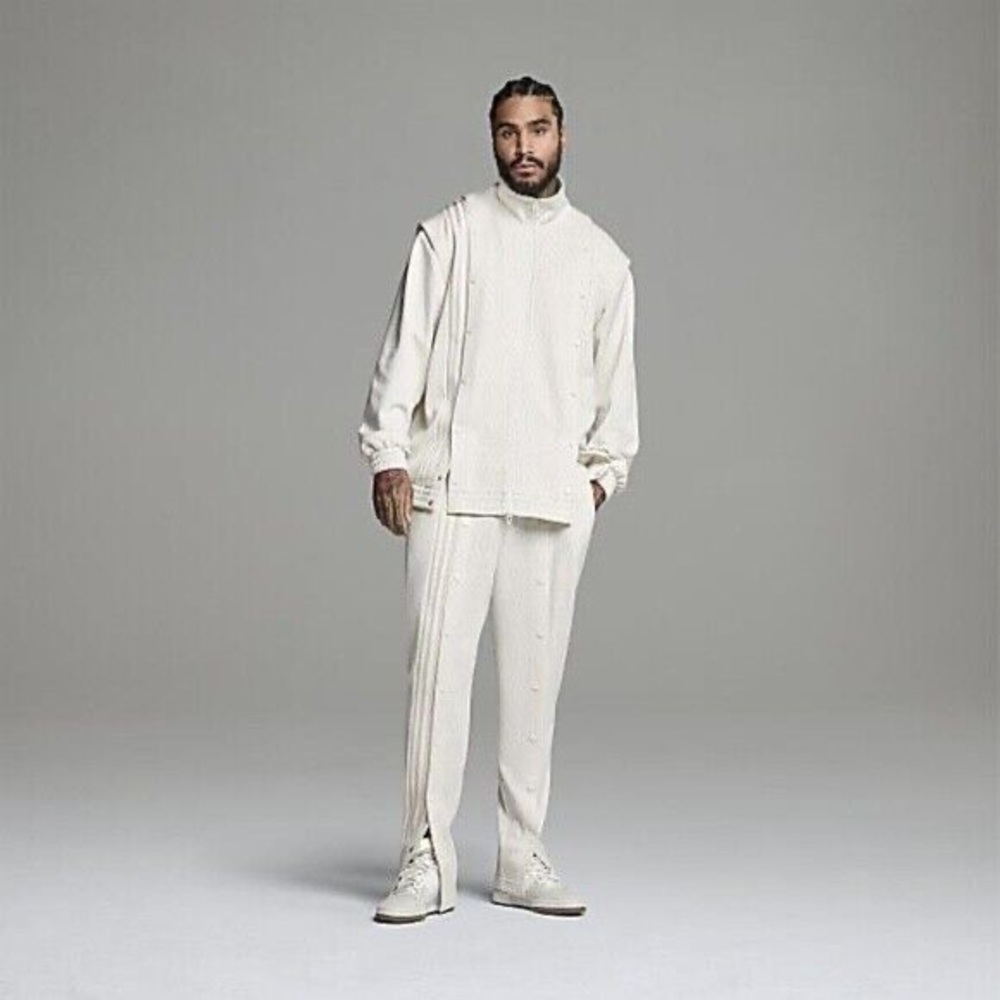 Ivy Park Adidas Monogramed Cream Tracksuit in small brand new with tags